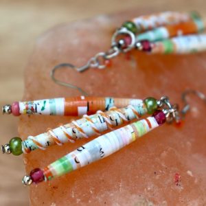 Boucles d'oreilles Violet Printanier