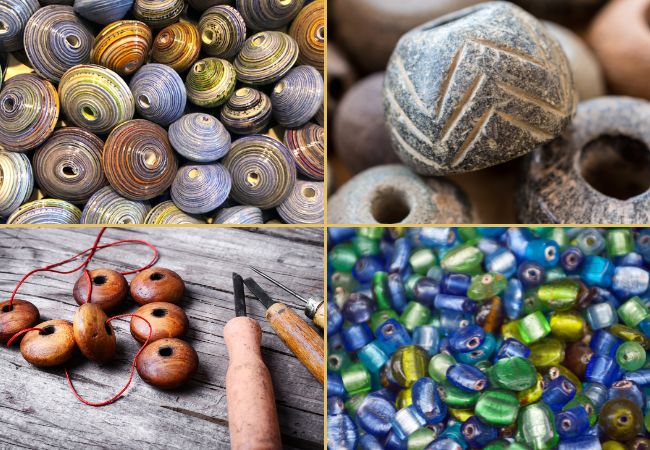 perles bois verre et céramique pour une mode éco responsable